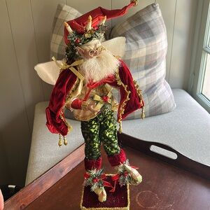 Mark Roberts Holiday Elf with Red and Green Outfit